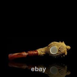 Skeleton Hand Sugar Skull Pipe New Block Meerschaum Handmade W Case1518