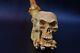Skull Pipe By Sadik Yanik Block Meerschaum Handmade From Turkey -new W Case#1321