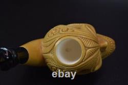 Skull Pipe By Kenan-new-block Meerschaum Handmade W Case&Tamper#480