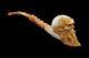 Skull With Beard Pipe By Koray Handmade Block Meerschaum-new W Case#134