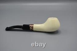 Small Bowl Volcano Pipe By Tekin-new-block Meerschaum Handmade W Case#1510