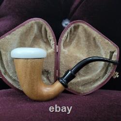 Small Calabash Pipe & Smooth Block Meerschaum Bowl By Cpw Calabash Pipes #z18