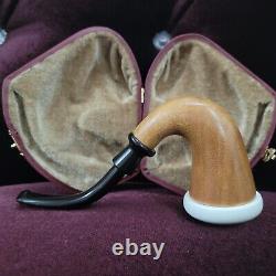 Small Calabash Pipe & Smooth Block Meerschaum Bowl By Cpw Calabash Pipes #z18