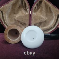 Small Calabash Pipe & Smooth Block Meerschaum Bowl By Cpw Calabash Pipes #z18