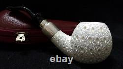 Small Size Golf Ball Meerschaum Pipe Handcarved From Block Meerschaum By Adnan