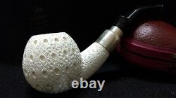 Small Size Golf Ball Meerschaum Pipe Handcarved From Block Meerschaum By Adnan