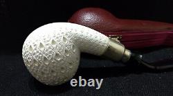 Small Size Golf Ball Meerschaum Pipe Handcarved From Block Meerschaum By Adnan