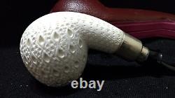 Small Size Golf Ball Meerschaum Pipe Handcarved From Block Meerschaum By Adnan