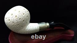 Small Size Golf Ball Meerschaum Pipe Handcarved From Block Meerschaum By Adnan