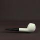 Smooth Apple Pipe New-block Meerschaum Handmade W Case#1724