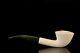 Smooth Bent Dublin Pipe By Tekin-new-block Meerschaum Handmade W Case#1362