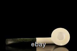 Smooth Bent Dublin Pipe By Tekin-new-block Meerschaum Handmade W Case#1362