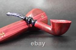 Smooth Bent Dublin Pipe By Tekin-new-block Meerschaum Handmade W Case#769