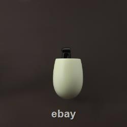 Smooth Bent Pipe 9 MM Filter BLOCK MEERSCHAUM-NEW-HANDCARVED Case#1182 W Tamper