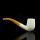 Smooth Bent Pipe New-block Meerschaum Handmade Custom Case#571