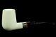 Smooth Billiard Pipe New-block Meerschaum Handmade W Case#457