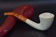 Smooth Dublin Pipe Block Meerschaum-new-hand Carved From Turkey W Case#1138
