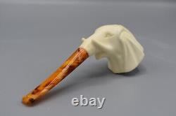 Smooth Elephant Pipe New Block Meerschaum Handmade W Case#1668