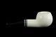 Smooth Fat Pot Pipe Block Meerschaum-new-hand Carved W Case#854