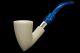 Smooth Pickaxe Pipe By Tekin Block Meerschaum-new-hand Carved W Case#1469