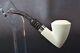 Smooth Pickaxe Pipe By Tekin Block Meerschaum-new-hand Carved W Case#390