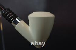 Smooth Pickaxe Pipe By Tekin BLOCK MEERSCHAUM-NEW-HAND CARVED W Case#390