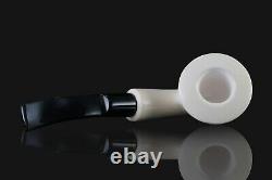 Smooth Pickaxe Pipe By Tekin BLOCK MEERSCHAUM-NEW-HAND CARVED W Case#9