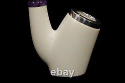 Smooth Sitter Pipe By Tekin-new-block Meerschaum Handmade W Case#637