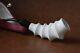 Smooth Swirl Horn Pipe New Block Meerschaum Handmade W Case&tamper #122
