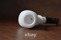 Smooth Swirl Horn Pipe New Block Meerschaum Handmade W Case&Tamper #122