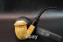 Special Tulip Pipe BLOCK MEERSCHAUM-NEW-HANDCARVED W Case112