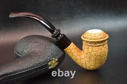 Special Tulip Pipe BLOCK MEERSCHAUM-NEW-HANDCARVED W Case112