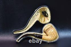 Special Tulip Pipe BLOCK MEERSCHAUM-NEW-HANDCARVED W Case112