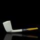 Spigot Rusticated Panel Cutty Pipe Block Meerschaum-new-hand Carved W Case1829