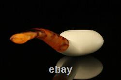 Squashed Tomato Block Meerschaum Pipe with fitted case M1662