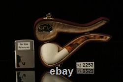 Srv Acorn Block Meerschaum Pipe with fitted case M2252
