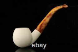 Srv Apple Block Meerschaum Pipe with fitted case M3014