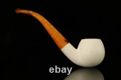 Srv Apple Block Meerschaum Pipe with fitted case M3014