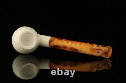 Srv Apple Block Meerschaum Pipe with fitted case M3014