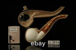 Srv Apple Block Meerschaum Pipe with fitted case M3014