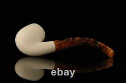 Srv Apple Smooth Block Meerschaum Pipe with fitted case M2133