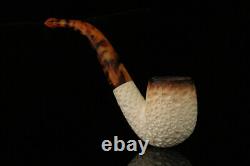 Srv Bent Billiard Block Meerschaum Pipe with fitted case M2521