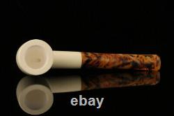 Srv Billiard Block Meerschaum Pipe with fitted case M2563