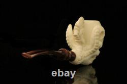 Srv Deluxe Eagle's Claw Block Meerschaum Pipe with fitted case M3285