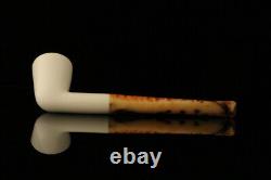 Srv Dublin Straight Block Meerschaum Pipe with fitted case M2127