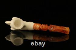 Srv Eagle's Claw Block Meerschaum Pipe with fitted case M2126