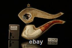 Srv Eagle's Claw Block Meerschaum Pipe with fitted case M2126