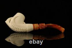 Srv Eagle's Claw Block Meerschaum Pipe with fitted case M2126