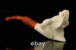 Srv Elephant Block Meerschaum Pipe with fitted case M2778