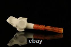 Srv Elephant Block Meerschaum Pipe with fitted case M2778